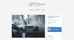 Desktop Screenshot of lefildecaro.com